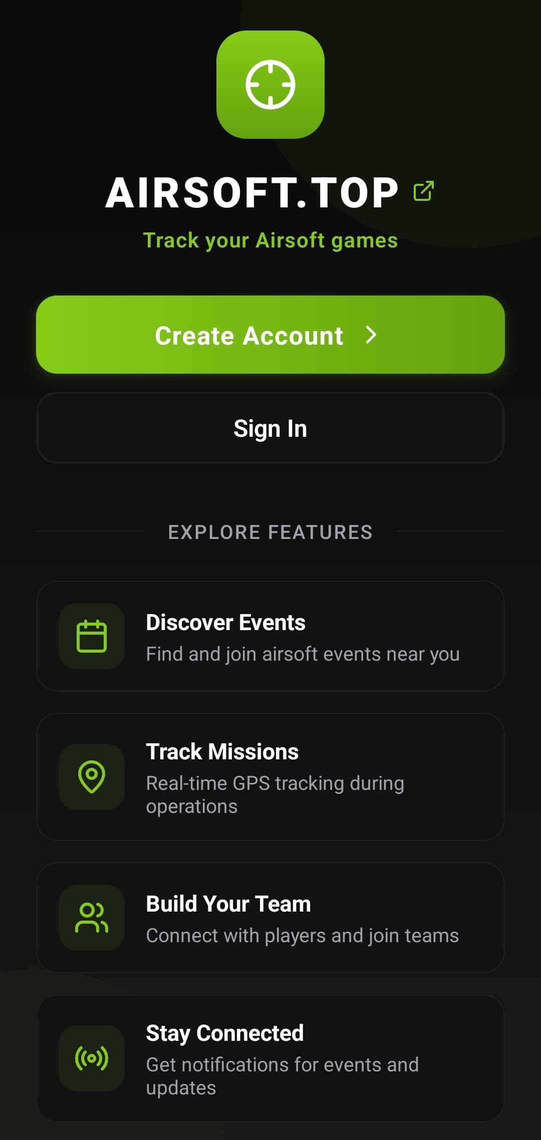 Airsoft.top Mobile App